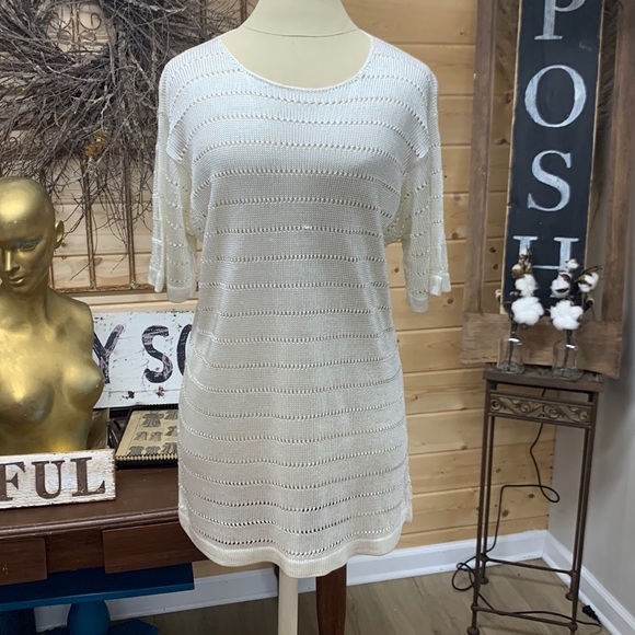 Vintage Stanley Korshak HandLoomed imported from Italy Yarn sweater - Picture 2 of 16